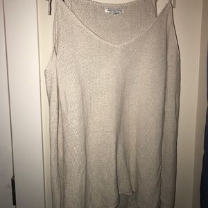 American Eagle Cold Shoulder Sweater